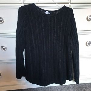 black sweater with sparkles